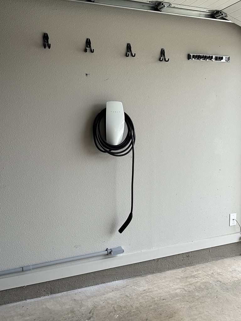 Tesla Wall Connector — Level 2 install with conduit — installed by VoltEdge EV Charging