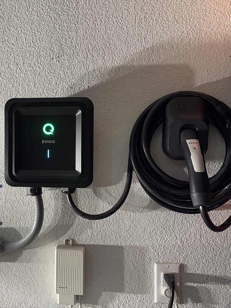 EVIQO Level 2 EV charger — installed by VoltEdge EV Charging