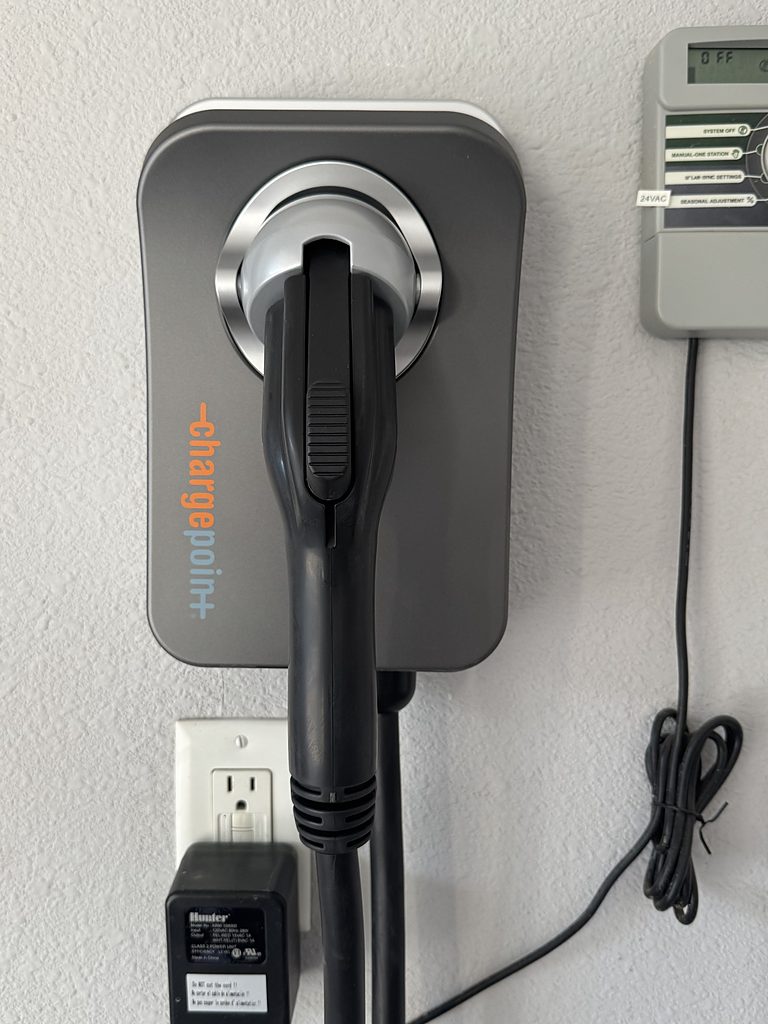ChargePoint Level 2 EV charger — installed by VoltEdge EV Charging